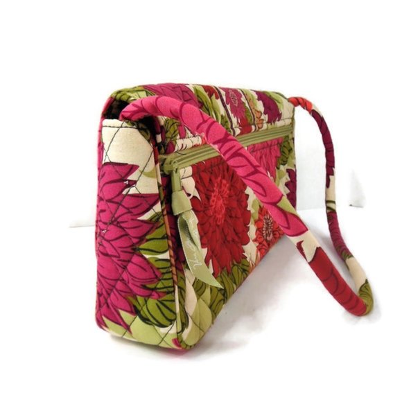 NWOT Vera Bradley Pink Flowered Handbag-Rare Style - Picture 8 of 8